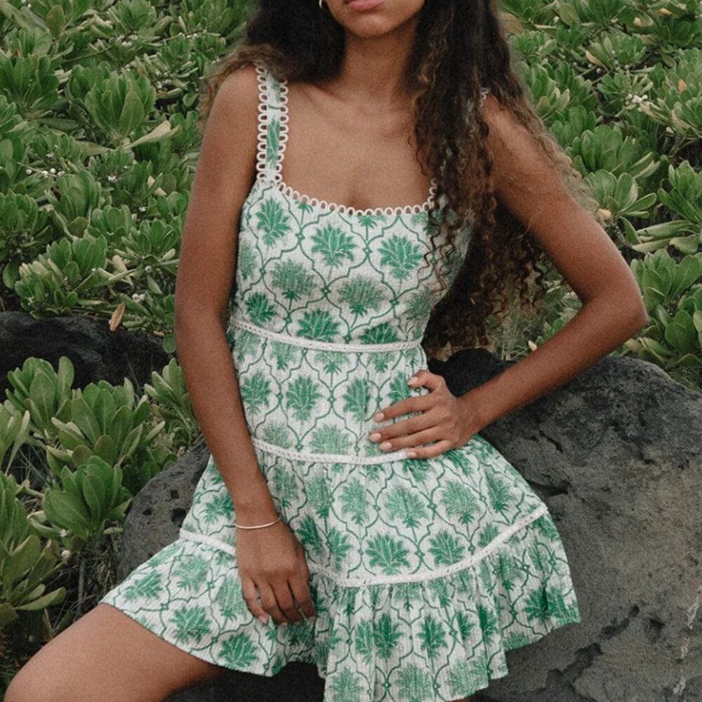 Saylor Green Pollyanna Mini Dress Size Small New With Tags